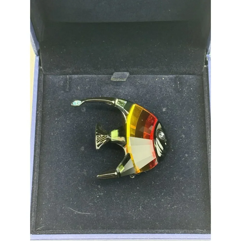Swarovski Calabar Crystal Angel Fish Brooch NWT $75 #626207